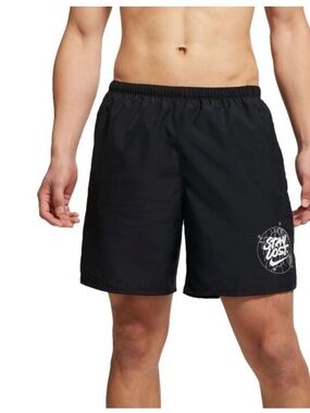 Nike Running Mens Black shorts “Stay Lost”